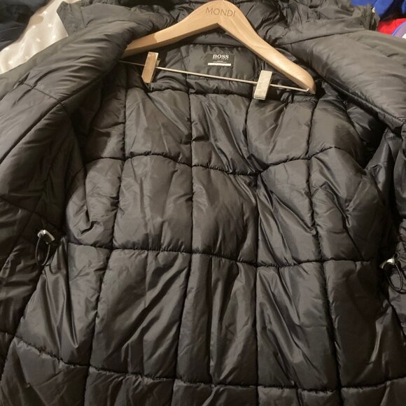 Hugo Boss AMG Mercedes Petronas Team Issue Winter Jacket Coat Size Euro 50 - Picture 6 of 10